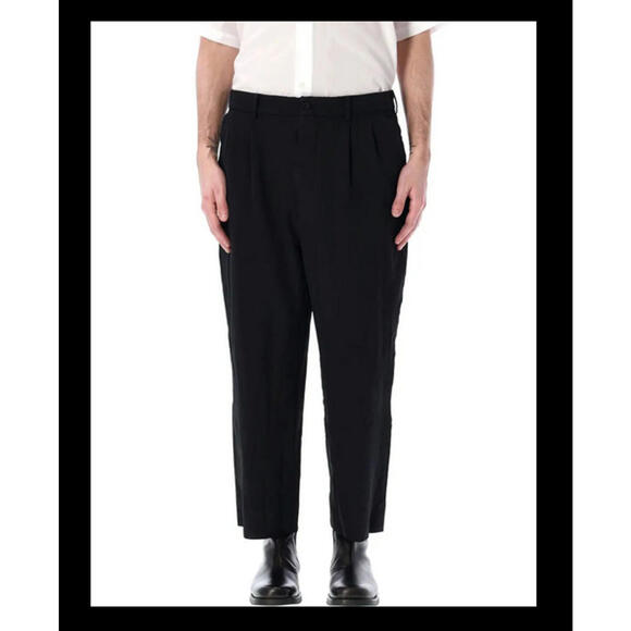 COMME des GARCONS Pleated Chinos $664 NWT Size L #2036